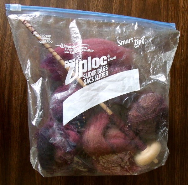 the classy ziploc spindle bag